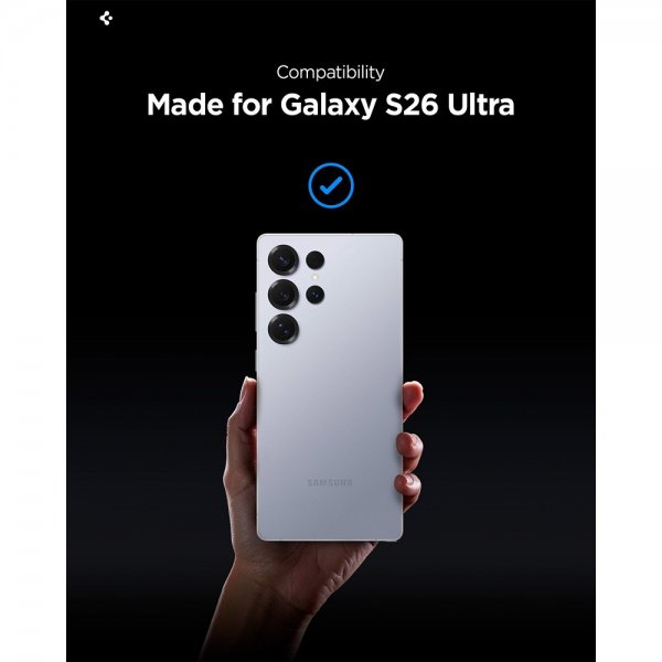 Spigen Samsung Galaxy S26 Ultra Skärmskydd GLAS.tR EZ Fit Pro Privacy 2-pack