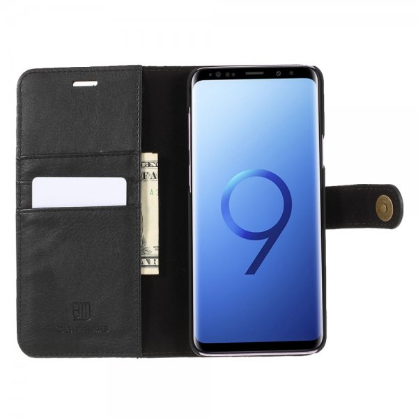 Dg.Ming Samsung Galaxy S9 Plus Plånboksfodral Löstagbart Skal Svart