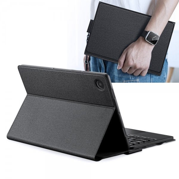 Dux Ducis Samsung Galaxy Tab A8 Fodral med Tangentbord Svart