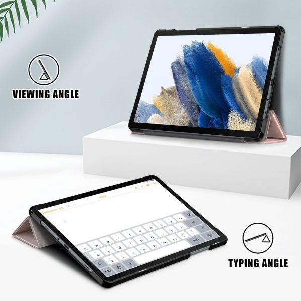 Samsung Galaxy Tab A9 Plus Fodral Trifold Roseguld