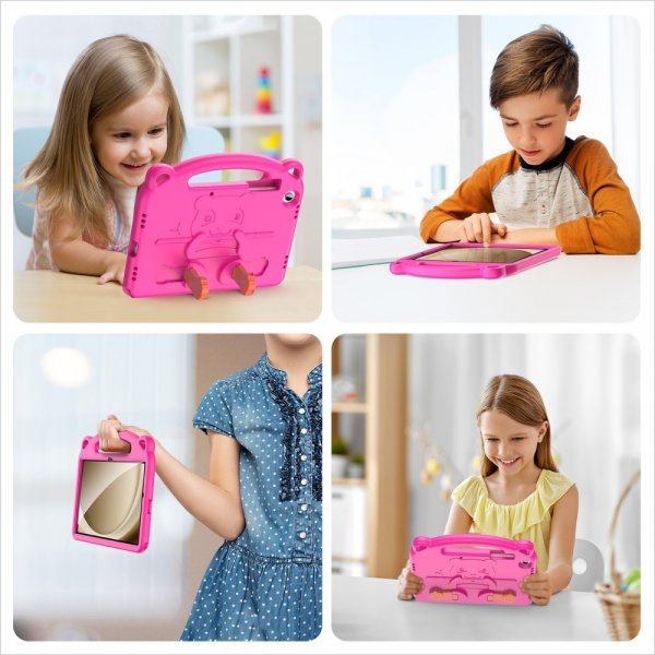 Dux Ducis Samsung Galaxy Tab A9 Plus Skal Panda Magenta