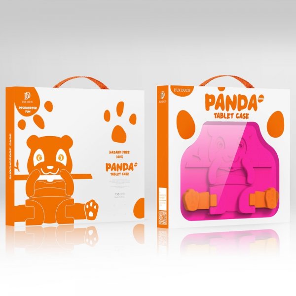 Dux Ducis Samsung Galaxy Tab A9 Plus Skal Panda Magenta