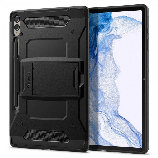 Spigen Samsung Galaxy Tab S9 Plus/Galaxy Tab S10 Plus Skal Tough Armor Pro Svart