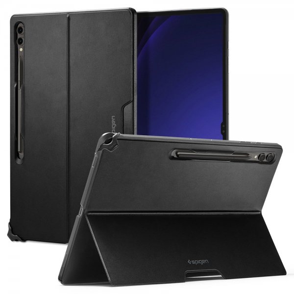 Spigen Samsung Galaxy Tab S8 Ultra/S9 Ultra/S10 Ultra Skal Thin Fit Pro Svart