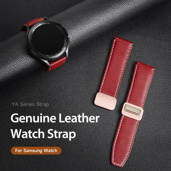 Dux Ducis Samsung Galaxy Watch 20mm Armband YA Series Röd