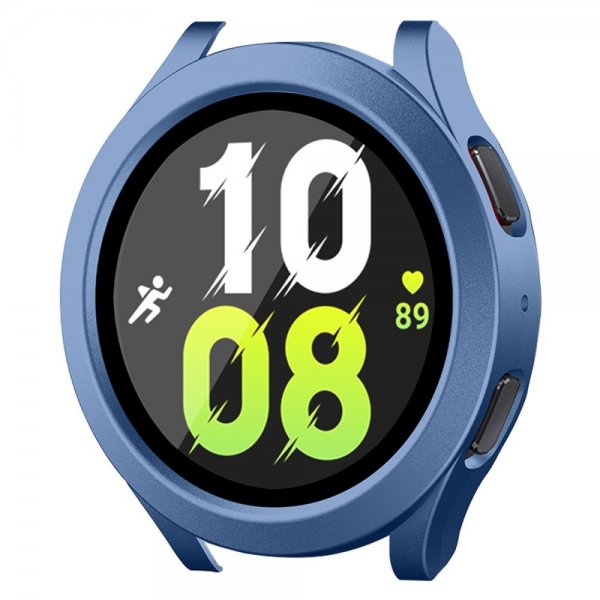 Enkay Samsung Galaxy Watch 4/5 44mm Skal med Inbyggt skärmskydd Blå