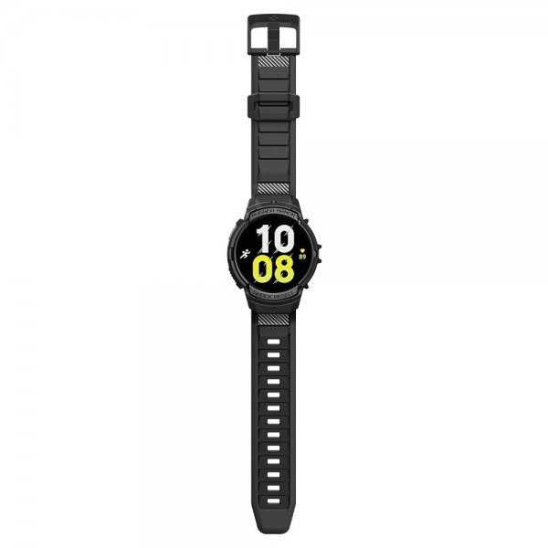 Spigen Samsung Galaxy Watch 6 40mm Skal och Armband Rugged Armor Pro Svart