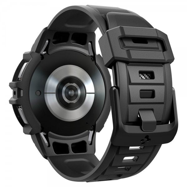 Spigen Samsung Galaxy Watch 6 44mm Skal och Armband Rugged Armor Pro Svart
