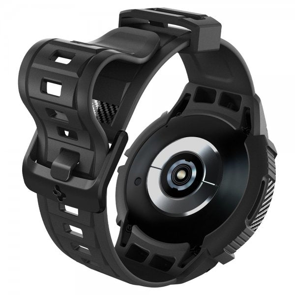 Spigen Samsung Galaxy Watch 6 Classic 47mm Skal och Armband Rugged Armor Pro Svart