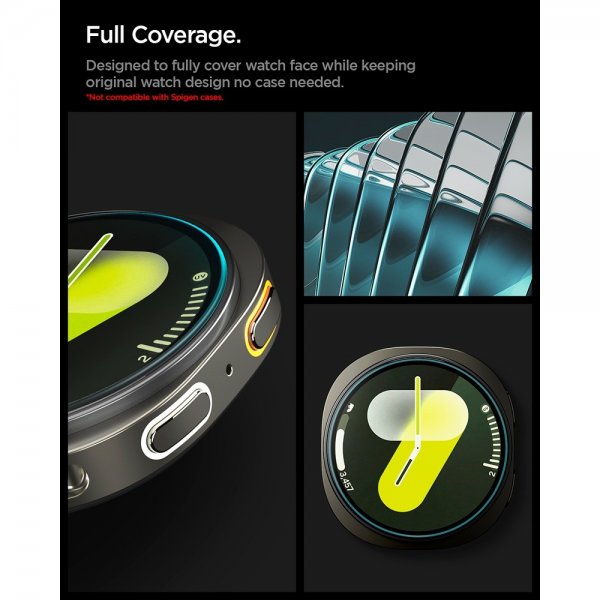 Spigen Samsung Galaxy Watch 8 44mm Skärmskydd GLAS.tR EZ Fit 2-pack