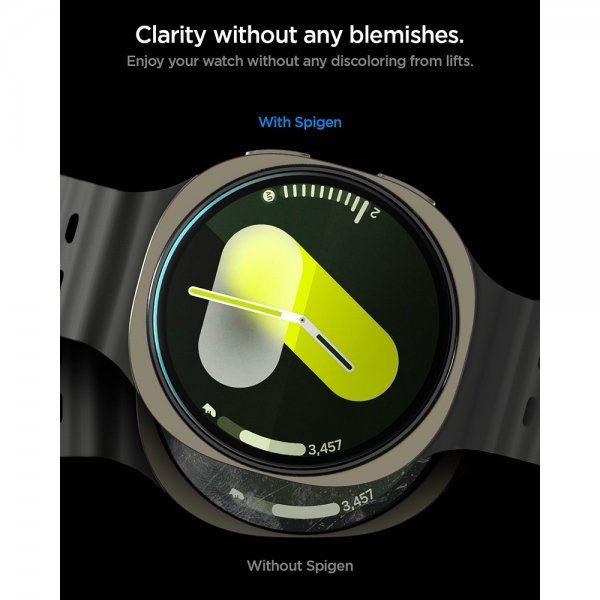 Spigen Samsung Galaxy Watch 8 44mm Skärmskydd GLAS.tR EZ Fit 2-pack