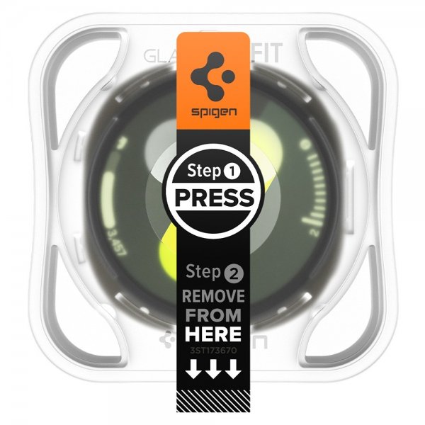 Spigen Samsung Galaxy Watch 8 40mm Skärmskydd GLAS.tR EZ Fit 2-pack