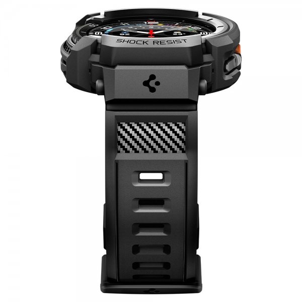 Spigen Samsung Galaxy Watch 8 Classic 46mm Armband och Skal Rugged Armor Pro Matte Black
