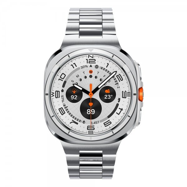 Spigen Samsung Galaxy Watch Ultra 47mm Armband Modern Fit 316L Silver