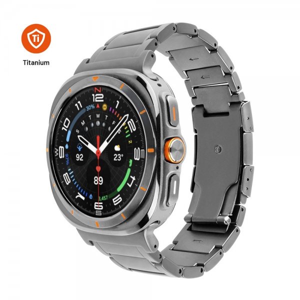 Fixed Samsung Galaxy Watch Ultra Armband Titanium Strap Natural