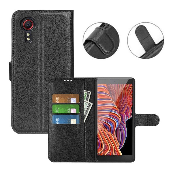 Samsung Galaxy XCover 7 Fodral med Stativ Svart