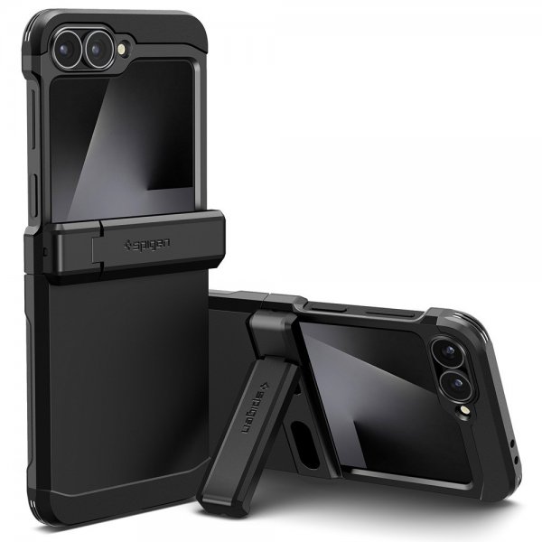 Spigen Samsung Galaxy Z Flip 6/Galaxy Z Flip 7 FE Skal Tough Armor Pro MagFit Svart