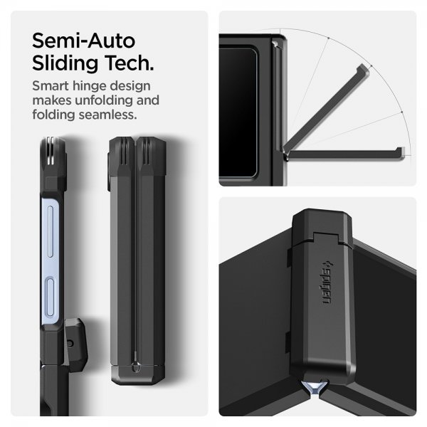 Spigen Samsung Galaxy Z Flip 6/Galaxy Z Flip 7 FE Skal Tough Armor Pro MagFit Svart