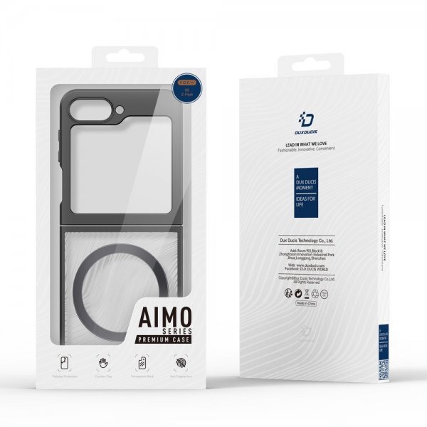 Dux Ducis Samsung Galaxy Z Flip 6/Flip 7 FE Skal Aimo Series MagSafe Svart