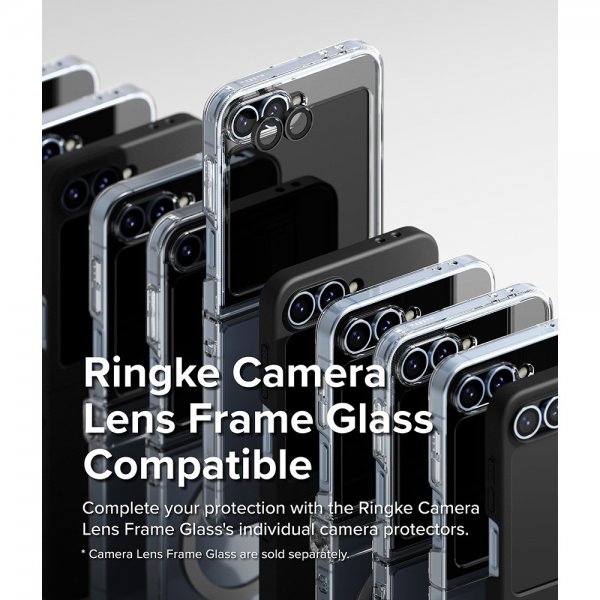 Ringke Samsung Galaxy Z Flip 6/Flip 7 FE Skal Fusion Transparent