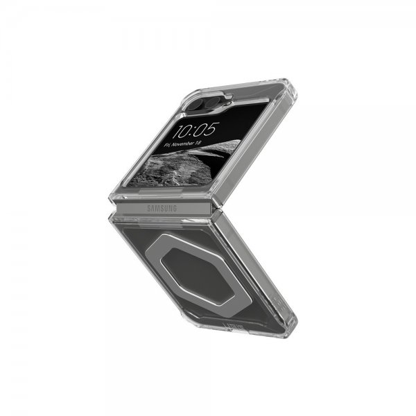 Urban Armor Gear (UAG) Samsung Galaxy Z Flip 6/Flip 7 FE Skal Plyo Pro MagSafe Ice/Silver