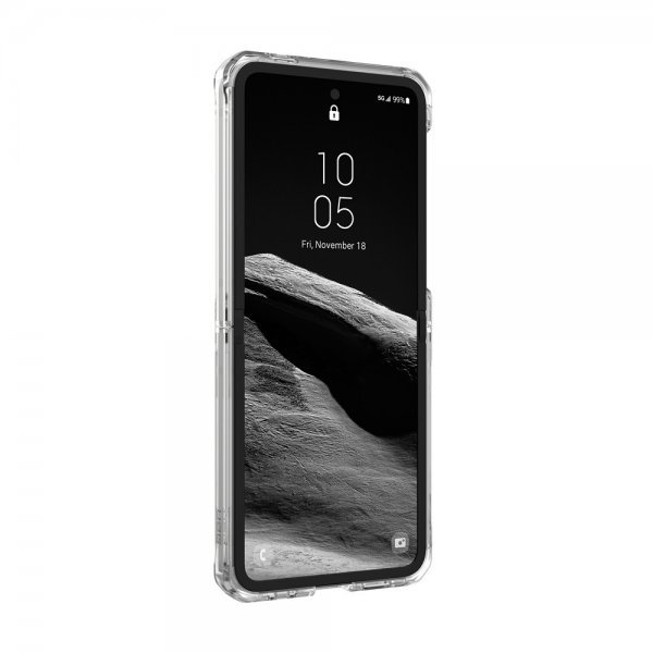 Urban Armor Gear (UAG) Samsung Galaxy Z Flip 6/Flip 7 FE Skal Plyo Pro MagSafe Ice/Silver