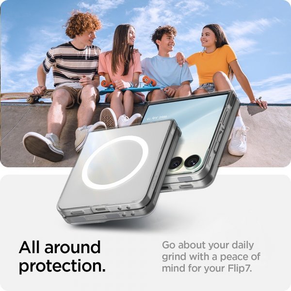 Spigen Samsung Galaxy Z Flip 7 Skal Air Skin Mag Transparent