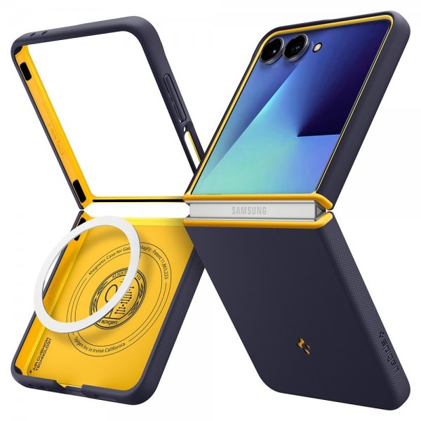 Spigen Samsung Galaxy Z Flip 7 Skal Nano Pop MagFit Blueberry Navy
