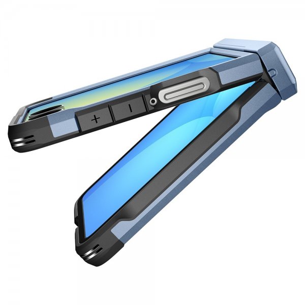 Spigen Samsung Galaxy Z Flip 7 Skal Tough Armor Pro MagFit Sierra Blue