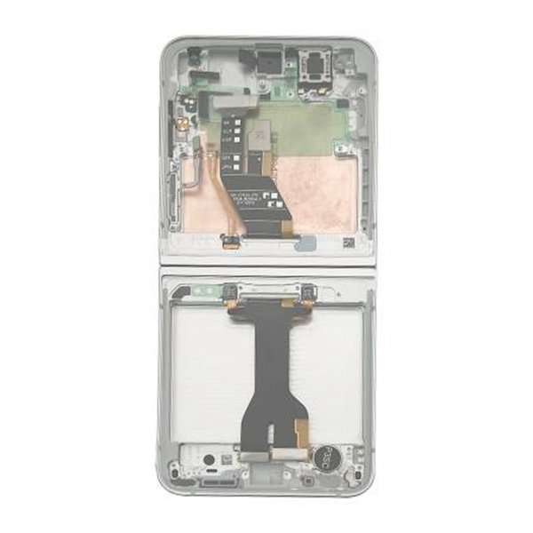 Samsung Galaxy Z Flip6 Baksida LCD Skärm Original - White