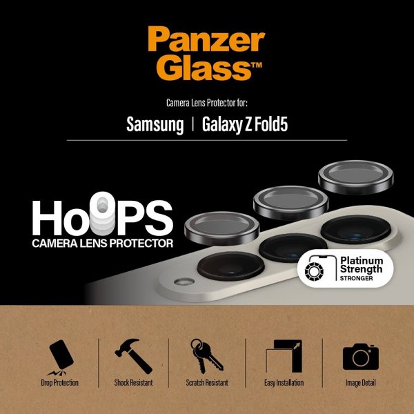 PanzerGlass Samsung Galaxy Z Fold 5 Kameraskydd Hoops