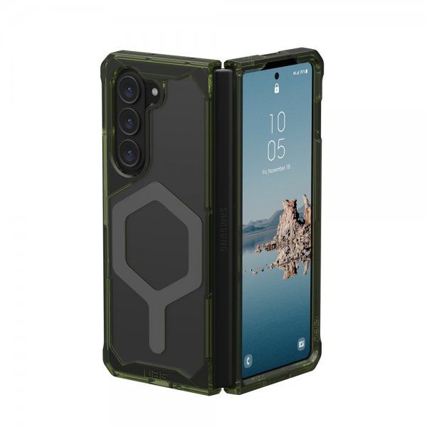 Urban Armor Gear (UAG) Samsung Galaxy Z Fold 5 Skal Plyo Pro MagSafe Olive/Space Grey