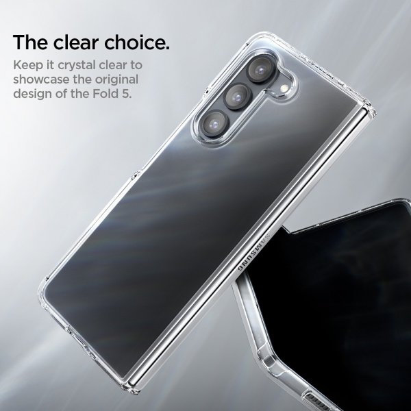 Spigen Samsung Galaxy Z Fold 5 Skal Ultra Hybrid Crystal Clear