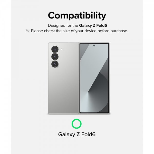Ringke Samsung Galaxy Z Fold 6 Skärmskydd Dual Easy Film 2-pack