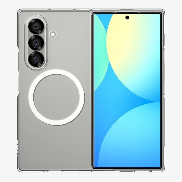 Spigen Samsung Galaxy Z Fold 7 Skal Air Skin MagFit Clear White