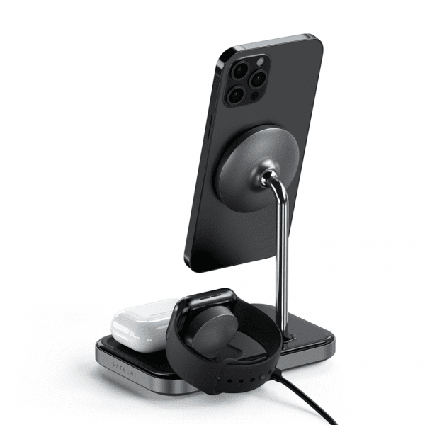Satechi 3-in-1 Magnetic MagSafe Wireless Charging Stand