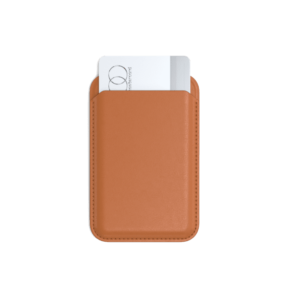 Satechi Korthållare Vegan-Leather Magnetic Wallet Stand Orange