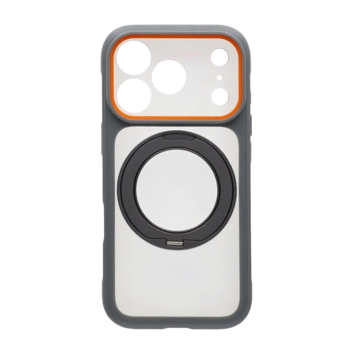 iPhone 17 Pro Skal Roterbart Stativ MagSafe Grå