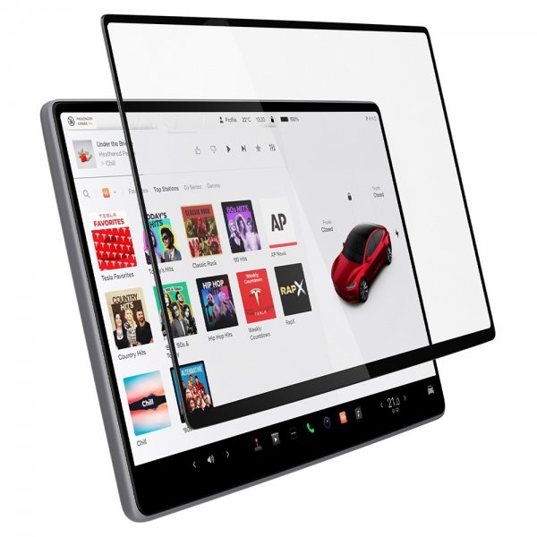 Spigen Skärmskydd GLAS.tR EZ Fit Tesla Model Y (2025/2026)/Model 3 (2024/2025/2026)