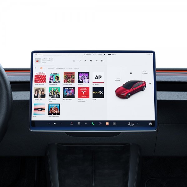 Spigen Skärmskydd GLAS.tR EZ Fit Tesla Model Y (2025/2026)/Model 3 (2024/2025/2026)