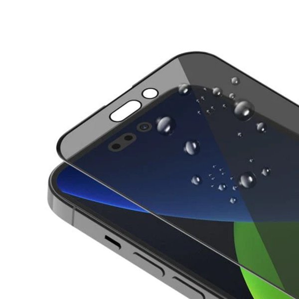 iPhone 14 Pro Max Skärmskydd 3D Härdat Glas Privacy