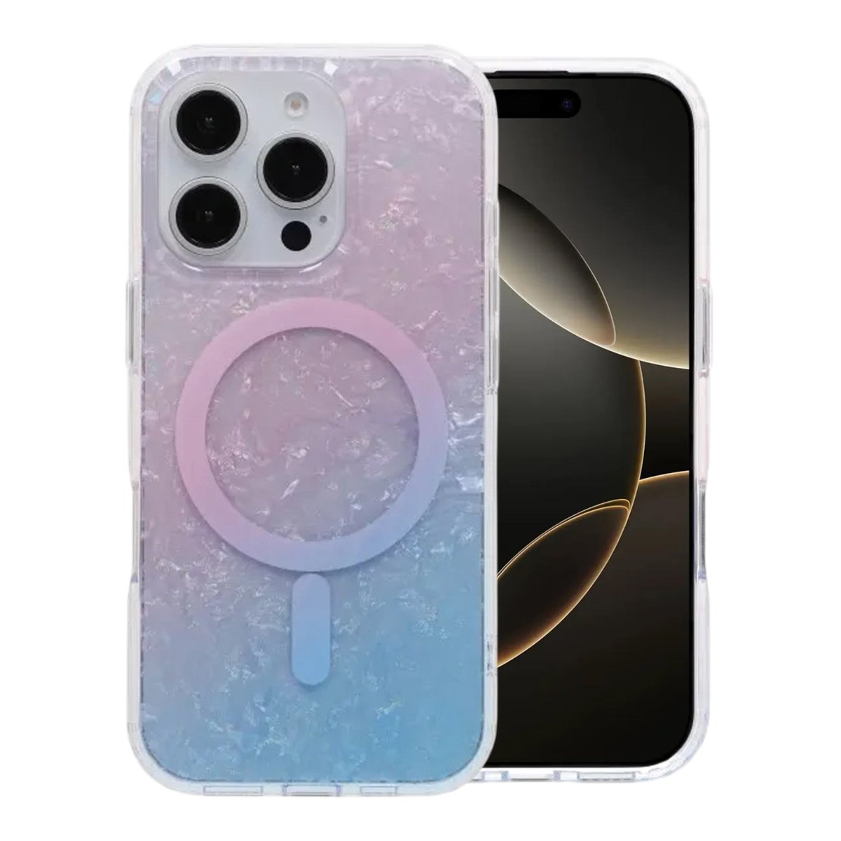 iPhone 16 Pro Skal Dreamy Ocean MagSafe Rosa