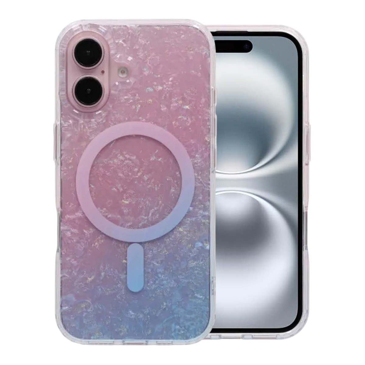 iPhone 16 Skal Dreamy Ocean MagSafe Rosa