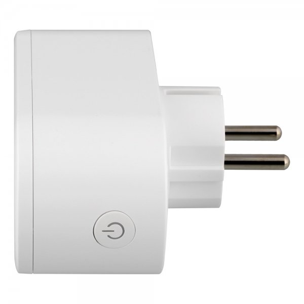 Deltaco Smart Home Smart Plug med dubbla uttag och energiövervakning