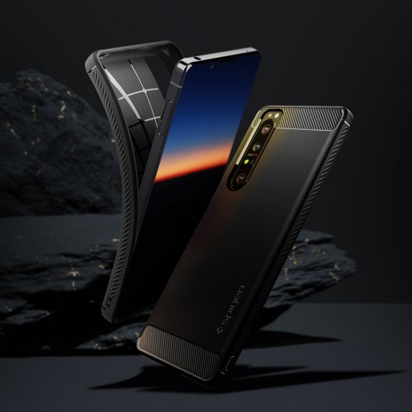 Spigen Sony Xperia 1 III Skal Rugged Armor Matte Black