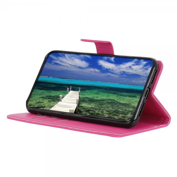 Sony Xperia 1 IV Fodral Litchi Magenta