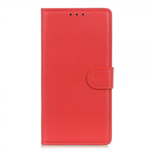 Sony Xperia 1 IV Fodral Litchi Röd