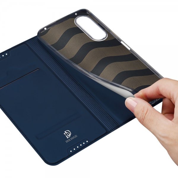 Dux Ducis Sony Xperia 10 V Fodral Skin Pro Series Blå