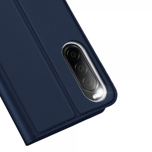 Dux Ducis Sony Xperia 10 V Fodral Skin Pro Series Blå