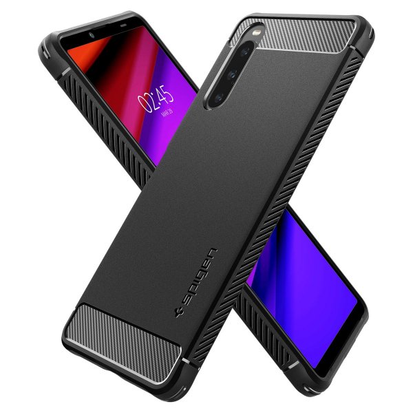 Spigen Sony Xperia 10 V Skal Rugged Armor Matte Black